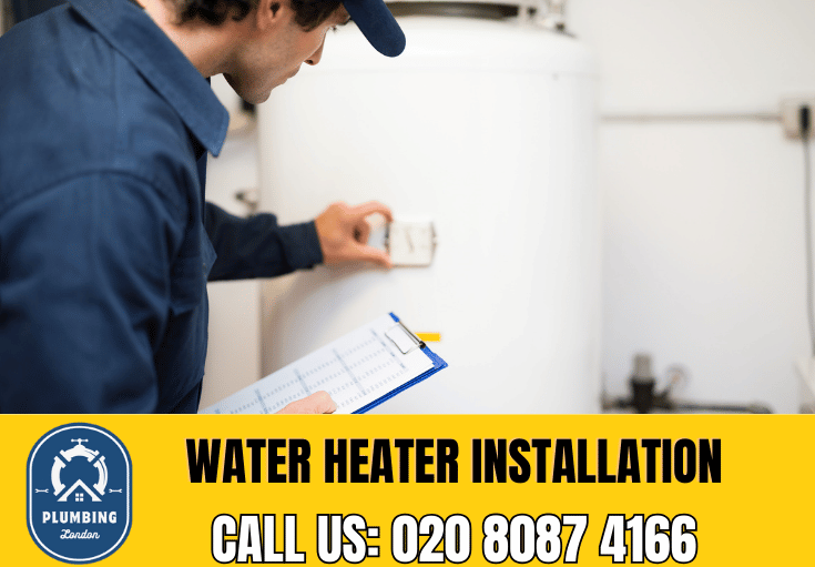 water heater installation Worcester Park